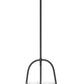 Z-Lite Archis 12" 3-Light Matte Black Steel and Clear Glass Shade Pendant Light