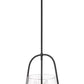Z-Lite Archis 12" 3-Light Matte Black Steel and Clear Glass Shade Pendant Light