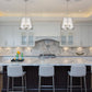 Z-Lite Archis 18" 5-Light Brushed Nickel Steel and Clear Glass Shade Pendant Light