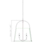 Z-Lite Archis 18" 5-Light Matte Black Steel and Clear Glass Shade Pendant Light