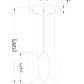 Z-Lite Arden 12" 5-Light Rubbed Brass Steel Clear Glass Shade Chandelier