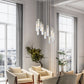 Z-Lite Arden 24" 11-Light Brushed Nickel Steel Clear Glass Shade Chandelier
