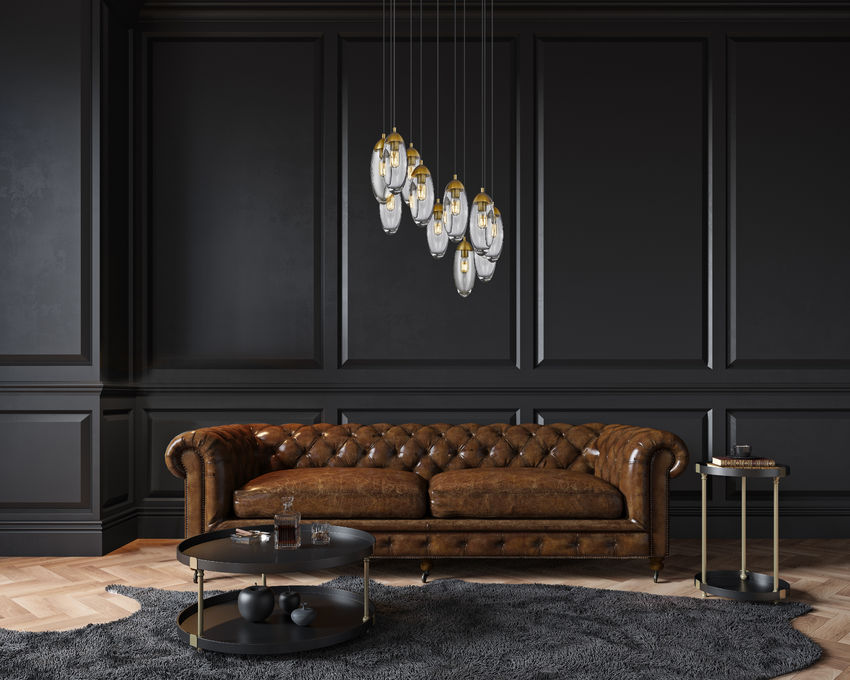 Z-Lite Arden 24" 11-Light Rubbed Brass Clear Glass Shade Chandelier