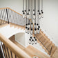 Z-Lite Arden 36" 27-Light Matte Black Steel Clear Glass Shade Chandelier