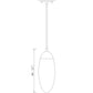 Z-Lite Arden 5" 1-Light Rubbed Brass Pendant Light With Clear Glass Shade