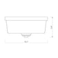 Z-Lite Arlington 13" 2-Light Heritage Brass Flush Mount Lighting With Etched White Glass Shade