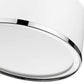 Z-Lite Arlo 13" 2-Light Matte White and Chrome Steel Flush Mount Lighting