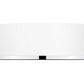 Z-Lite Arlo 20" 4-Light Matte White and Chrome Steel Flush Mount Lighting