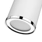 Z-Lite Arlo 6" 1-Light Matte White and Chrome Steel Flush Mount Lighting