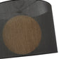 Z-Lite Arosia 20" 1-Light Chrome Pendant Light With Black Fabric Shade