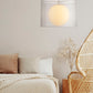 Z-Lite Arosia 20" 1-Light Chrome Pendant Light With White Fabric Shade