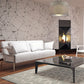 Z-Lite Arosia 24" 1-Light Chrome Pendant Light With Gray Fabric Shade