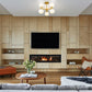 Z-Lite Artemis 18" 6-Light Modern Gold Steel and Matte Opal Glass Semi Flush Mount Lighting