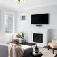 Z-Lite Artemis 21" 10-Light Modern Gold Steel and Matte Opal Glass Semi Flush Mount Lighting