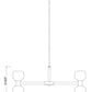 Z-Lite Artemis 32" 16-Light Modern Gold Steel and Matte Opal Glass Chandelier