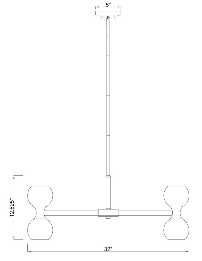 Z-Lite Artemis 32" 16-Light Modern Gold Steel and Matte Opal Glass Chandelier
