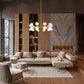 Z-Lite Artemis 42" 20-Light Modern Gold Steel and Matte Opal Glass Chandelier
