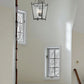 Z-Lite Ashbury 21" 8-Light Chrome Pendant Light With Clear Beveled and Clear Hammered Glass Shade
