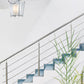Z-Lite Ashbury 21" 8-Light Chrome Pendant Light With Clear Beveled and Matte Opal Glass Shade
