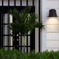 Z-Lite Asher 12" 1-Light LED Black Outdoor Wall Sconce With Sandblast Aluminum Shade