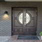 Z-Lite Asher 6" 1-Light LED Oil Rubbed Bronze Outdoor Wall Sconce With Sandblast Aluminum Shade