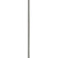 Z-Lite Ashton 6" 1-Light Brushed Nickel Mini Pendant Light With Clear Glass Shade