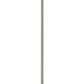 Z-Lite Ashton 6" 1-Light Brushed Nickel Mini Pendant Light With Clear Glass Shade