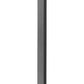 Z-Lite Aspen 554PHBS-536P-BK 1-Light Medium Bulb Base Black Aluminum Frame Clear Seedy Glass Shade Outdoor Post Mounted Fixture