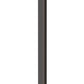 Z-Lite Aspen 554PHMS-536P-ORB 1-Light Medium Bulb Base Oil Rubbed Bronze Aluminum Frame Clear Seedy Glass Shade Outdoor Post Mounted Fixture