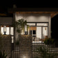 Z-Lite Aura 6" W x 15" H 1-Light Black Aluminum Outdoor Pier Mounted Fixture With Clear Ribbed Glass Shade