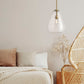 Z-Lite Ayra 12" 1-Light Olde Brass Pendant Light With Clear Glass Shade