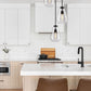 Z-Lite Ayra 3-Light Medium Bulb Base Matte Black Steel Clear Glass Shade Chandelier
