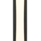 Z-Lite Baden Outdoor 5" W x 24" H 1-Light LED Black Aluminum Outdoor Wall Sconce With White Polycarbonate Shade