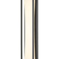 Z-Lite Baden Outdoor 5" W x 24" H 1-Light LED Black Aluminum Outdoor Wall Sconce With White Polycarbonate Shade