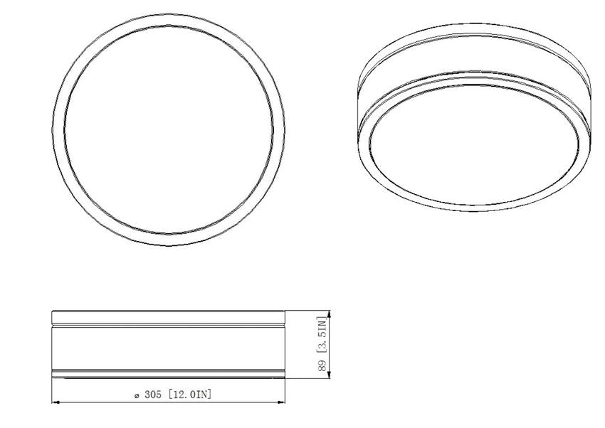 Z-Lite Ballord 12" 1-Light LED-Integrated Brushed Nickel Steel and Frosted Acrylic Shade Flush Mount Light