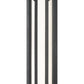 Z-Lite Banff 5028B-BK-LED 2-Light LED-Integrated Sand Black Aluminum Frame Opal Etched Glass Shade Outdoor Wall Light