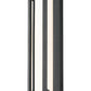 Z-Lite Banff 5028B-BK-LED 2-Light LED-Integrated Sand Black Aluminum Frame Opal Etched Glass Shade Outdoor Wall Light