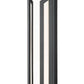 Z-Lite Banff 5028B-BK-LED 2-Light LED-Integrated Sand Black Aluminum Frame Opal Etched Glass Shade Outdoor Wall Light