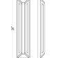 Z-Lite Banff 5028XL-BK-LED 2-Light LED-Integrated Sand Black Aluminum Frame Opal Etched Glass Shade Outdoor Wall Light