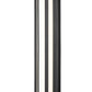 Z-Lite Banff 5028XL-BK-LED 2-Light LED-Integrated Sand Black Aluminum Frame Opal Etched Glass Shade Outdoor Wall Light