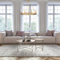 Z-Lite Barclay 8-Light Candelabra Bulb Base Rubbed Brass Steel Chandelier
