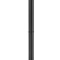 Z-Lite Barwick 585PHBR-567P-BK-LED 1-Light LED-Integrated Black Aluminum Frame Etched Glass Shade Outdoor Post Mounted Fixture