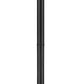 Z-Lite Barwick 585PHBR-567P-BK-LED 1-Light LED-Integrated Black Aluminum Frame Etched Glass Shade Outdoor Post Mounted Fixture