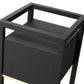 Z-Lite Barwick 6" W x 21" H 1-Light LED Black Outdoor Post Mount Fixture With Etched Glass Shade