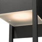 Z-Lite Barwick 8" 1-Light LED Black Aluminum Outdoor Wall Sconce With Etched Glass Shade