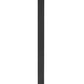 Z-Lite Barwick 9" W x 114" H 1-Light LED-Integrated Black Aluminum Frame Etched Glass Shade Outdoor Post Mounted Fixture