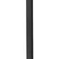 Z-Lite Barwick 9" W x 114" H 1-Light LED-Integrated Black Aluminum Frame Etched Glass Shade Outdoor Post Mounted Fixture