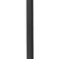 Z-Lite Barwick 9" W x 114" H 1-Light LED-Integrated Black Aluminum Frame Etched Glass Shade Outdoor Post Mounted Fixture