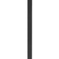 Z-Lite Barwick 9" W x 120" H 1-Light LED-Integrated Black Aluminum Frame Etched Glass Shade Outdoor Post Mounted Fixture