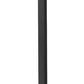 Z-Lite Barwick 9" W x 120" H 1-Light LED-Integrated Black Aluminum Frame Etched Glass Shade Outdoor Post Mounted Fixture